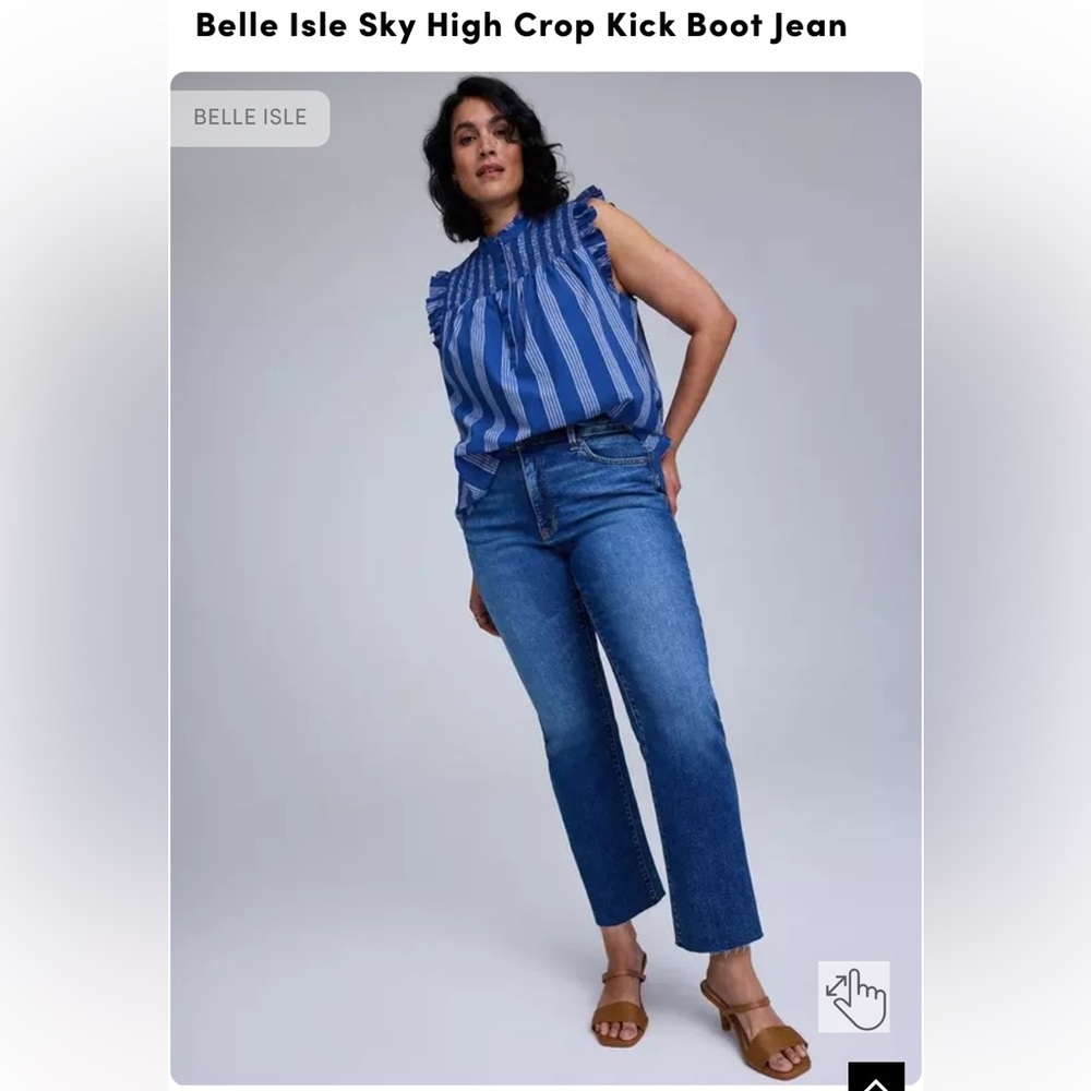 Torrid Sky High Crop Boot Jean